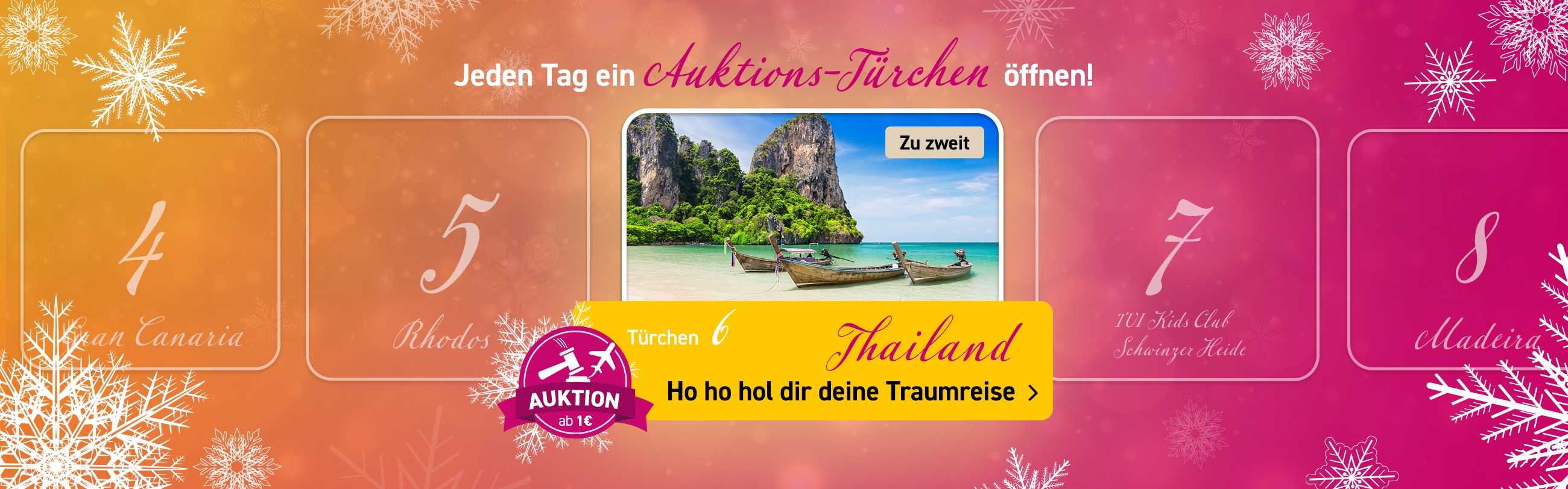 Adventskalender Auktionen