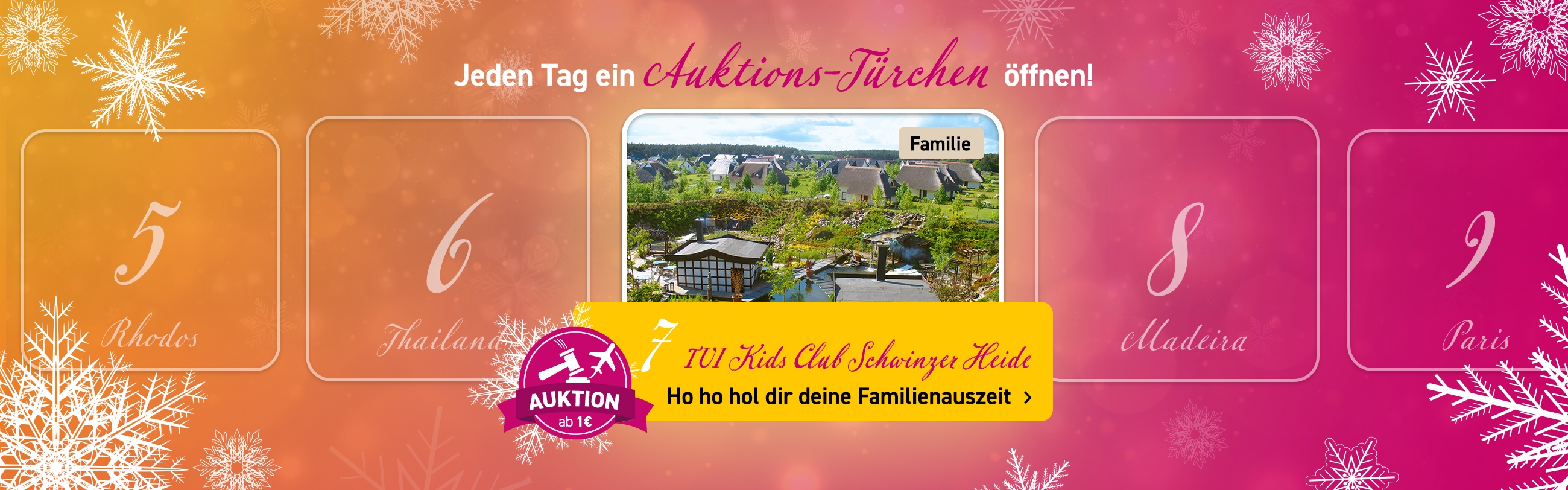 Adventskalender Auktionen