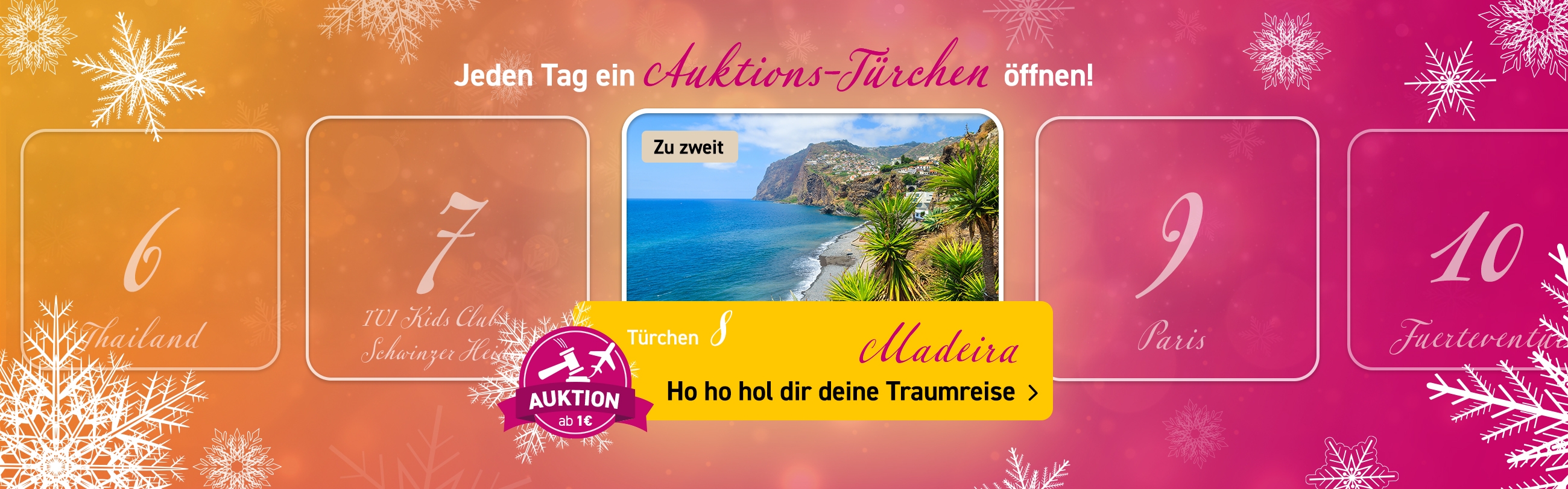 Adventskalender Auktionen