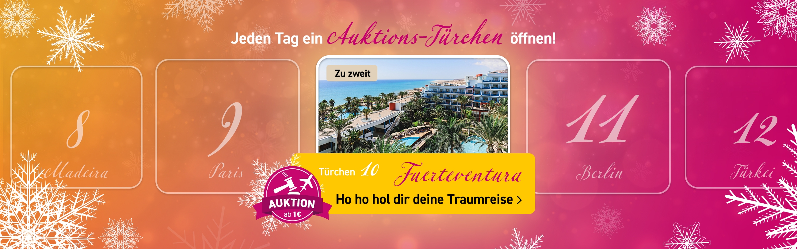 Adventskalender Auktionen