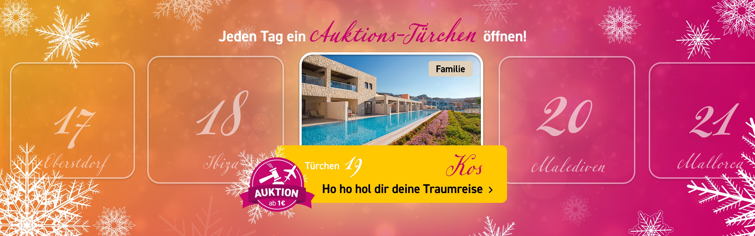 Adventskalender Auktionen