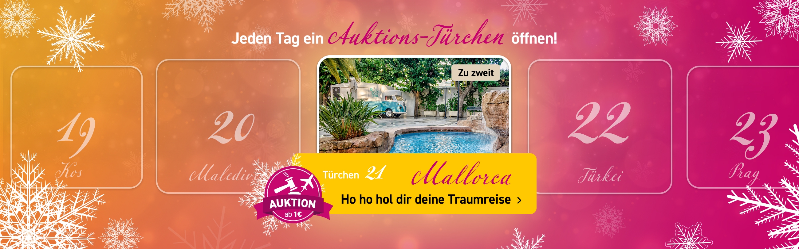 Adventskalender Auktionen